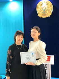 Халықаралық ғылыми жобалар жарысының жүлдегері