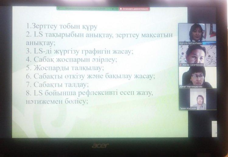 Гимназияның сабақты зерттеу топтары