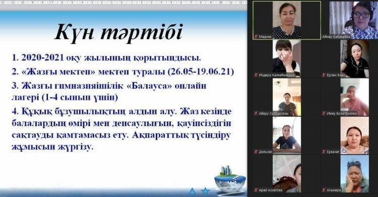 Жалпыреспубликалық бірыңғай ата-аналар жиналысы 2 "А" сыныбы