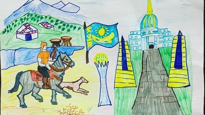 Гимназияішілік "Балауса" жазғы онлайн лагері. "Жас өркен" тобы "Астана тарихы-ел тарихы" тақырыбындағы жұмыстар. #бақыттыбаласемей