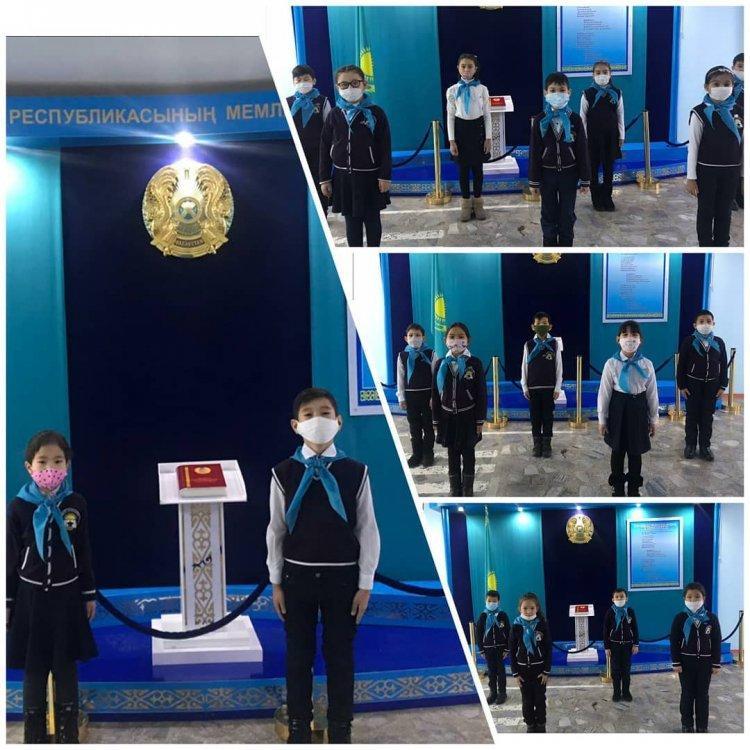 "Жас Қыран" балалар мен жасөспірімдер ұйымына гимназия оқушыларын қабылдау салтанатты шарасы өтті.