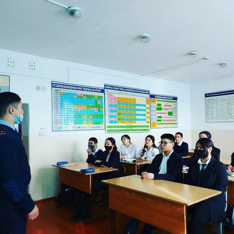 «Ыбырай Алтынсарин атындағы №37 гимназиясы» КММ-де 14-23 ақпан аралығында өтіп жатқан «Балалардың жолдағы қауіпсіздігі» жедел-алдын алу шаралары аясында