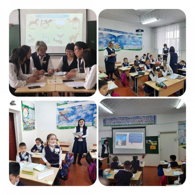 24.02.22 ж. Бастауыш сыныптың Lesson Study зерттеу тобының 1 "Б" сыныбында ана тілі пәнінен "Құрау-құрау құлыныным. Тасымал." тақырыбында кезекті сабақты Балықбай Раушан Семейханқызы өткізді.