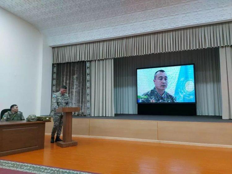 "Азаматтық қорғаныс" күніне орай "54770 әскери бөлімінің" қызметтік міндеттерімен таныстырылым өтті.