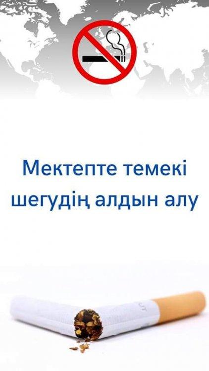 Мектепте темекі шегудің алдын алу