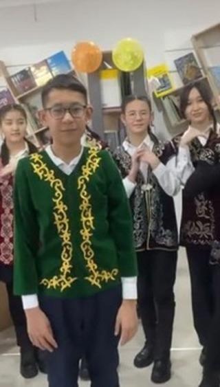 ⚜️KAZAKH NATIONAL DAY⚜️ 7 “А” сынып оқушылары “Ұлттық құндылықтарды дәріптеу - ортақ мақсат”