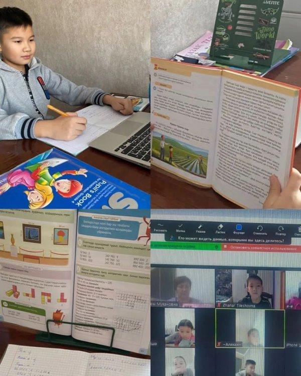 "Менің қашықтықтан білім алған бір күнім" - 08.12.22 жыл. 4 "Ә" сынып оқушысы Ордабеков Айбек  Сынып жетекшісі: Азаматова Ә.М.