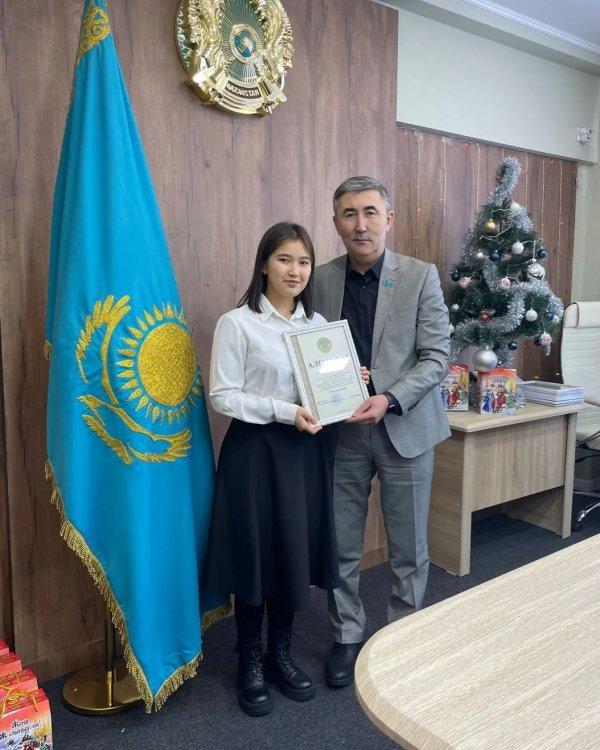 2022 жылдың 15 желтоқсанында Тәуелсіздік мерекесі қарсаңында облыстық маслихаттың ұлықтау рәсіміне