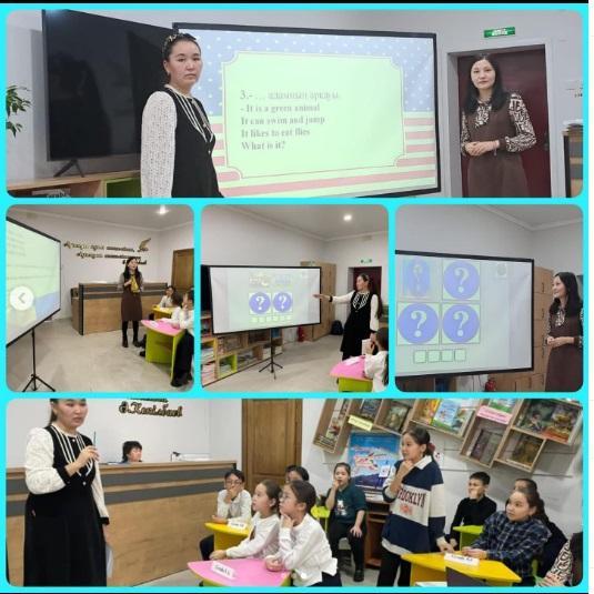 26.01.23ж. Ағылшын тілі пәні онкүндігінің аясында 5-сыныптар арасында "English is fun" топтық батлы болды.