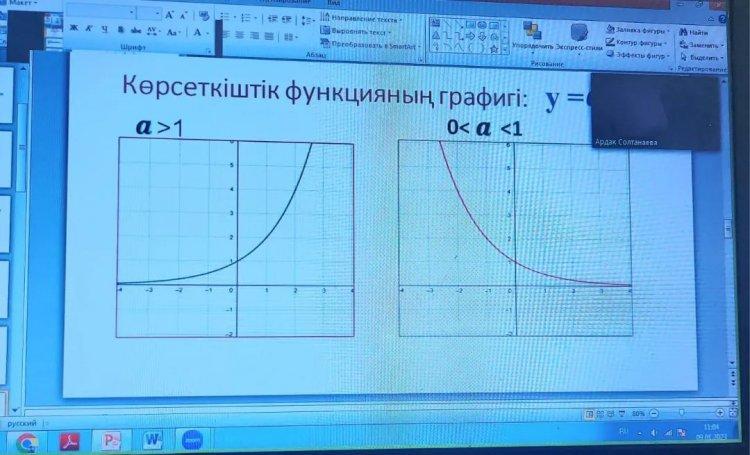 09.01.2023.күні 11"А" сыныбында қашықтықтан өткен математикалық сауаттылық сабағы. Пән мұғалімі: Солтанаева Ардақ Сабырхановна