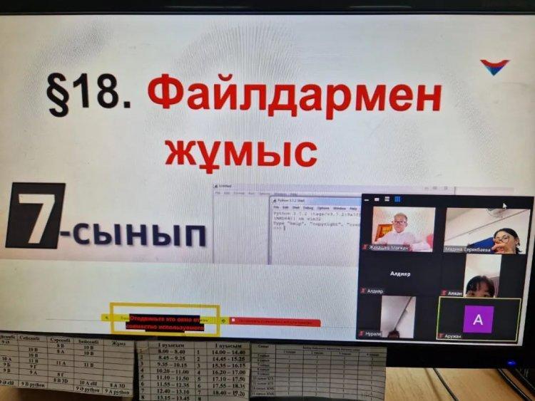 11.01.2023 күні 7 "В" сыныбында қашықтықтан өткен информатика сабағы. Пән мұғалімі: Токтыбаева Ж.Т.