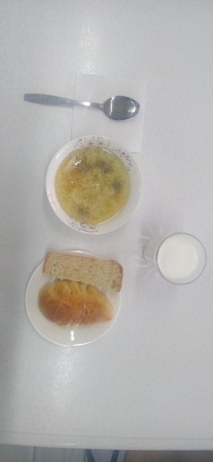 Әлеуметтік аз қамтылған отбысынан шыққан балалардың сәрсенбі күнгі мәзірі