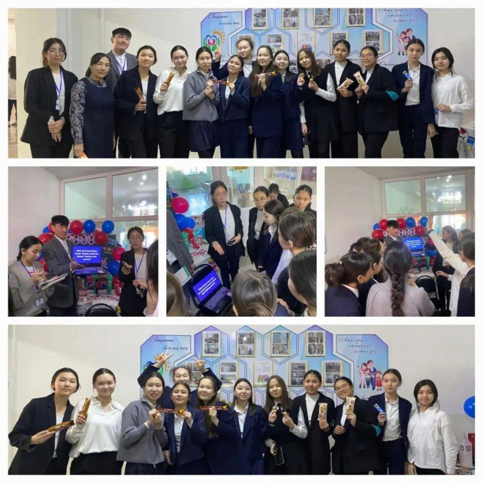 27.01.2023ж Ағылшын тілі пәнінің "English is a world language” онкүндігі аясында үзілісте 9 сыныптар арасында "Live hall” өткізілді.