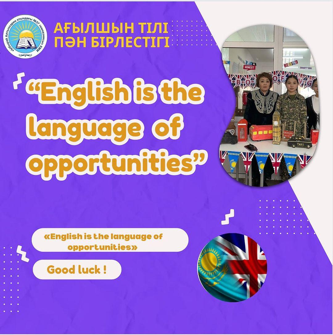 05.04.2024 ж «English is the language of opportunities» тақырыбындағы ағылшын тілі пәні онкүндігі аясында 9 сыныптар бойынша «Ұлыбритания символдары» макеттер көрмесі ұйымдастырылды. 9 сыныптар белсене қатысуда.