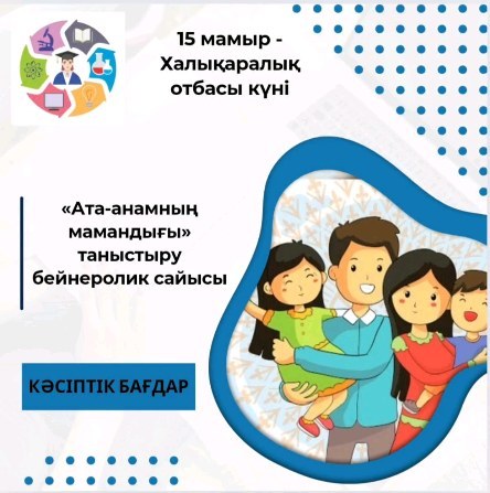 «Біртұтас тәрбие бағдарламасы» аясында кәсіптік бағдар беру жұмысын жүзеге асыру бағытында 2 сыныптар арасында ұйымдастырылған 15 мамыр - Халықаралық отбасы күніне орай