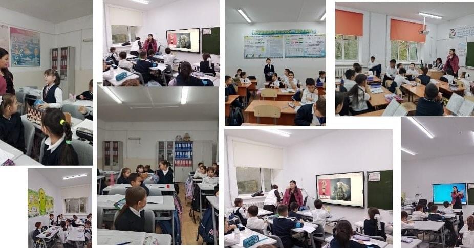 Гимназия қабырғасында 2-3 сыныптарда Мен кім боламын? атты сынып сағаты өтті.