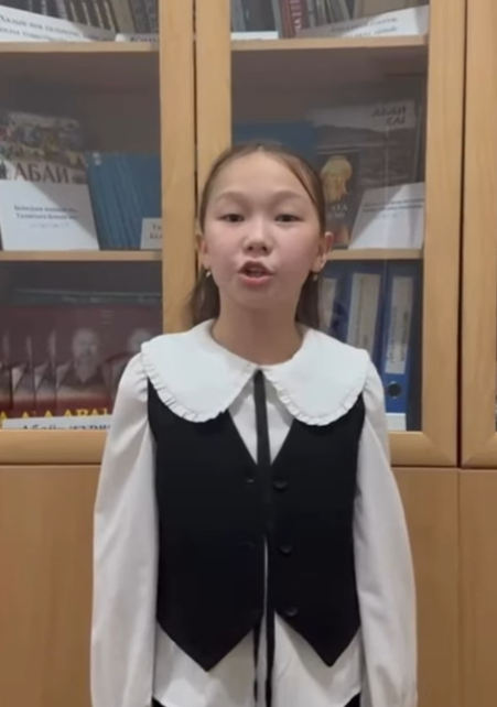 Ағартушы, педагог Ыбырай Алтынсариннің туған күніне орай “Ыбырай Алтынсарин - ұлт мақтанышы” тақырыбындағы апталық аясында “Кел, балалар, оқылық” атты Ыбырай өлеңдерінен бейне челлендж.