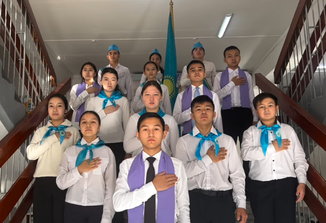 25 қазан - Республика күніне орай Гимназия Парламенті, “Жас Ұлан” ұйымы, “Намыс” клубы Қазақстан Республикасының Мемлекеттік Әнұранын орындау челленджіне қатысты.