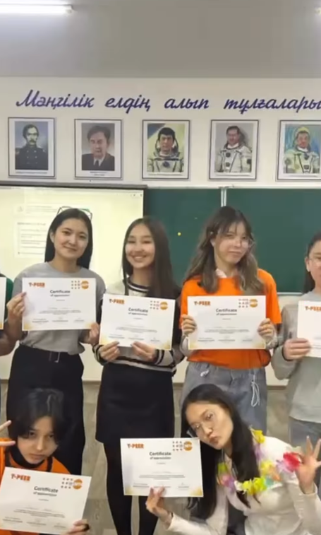 2025 жылы 29-31 қазан күндері гимназиямыздың қабырғасында Y-PEER волонтерлік желісінің аясында- ToT(training of trainers)өтті.