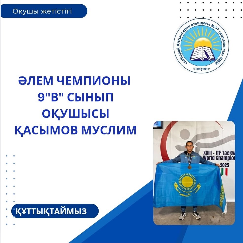 2025 жылдың 3–12 қазан аралығында Италияның Езола қаласында өткен Таеквон-До ИТФ (I.T.F.)